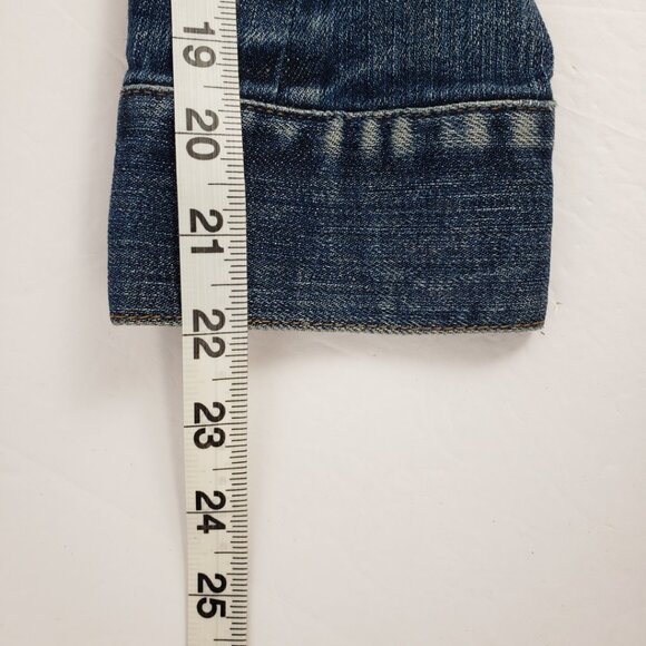 Harolds XS Blue Denim Jacket Vintage Jeans Fall Cotton Spandex Coat - Picture 15 of 16